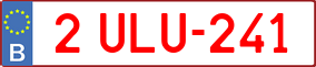 Truck License Plate